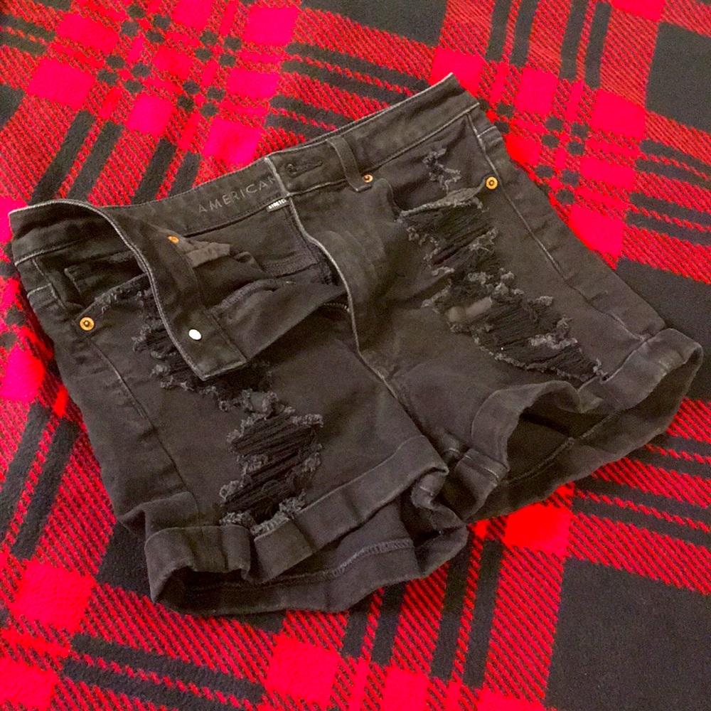 Ripped mom shorts
